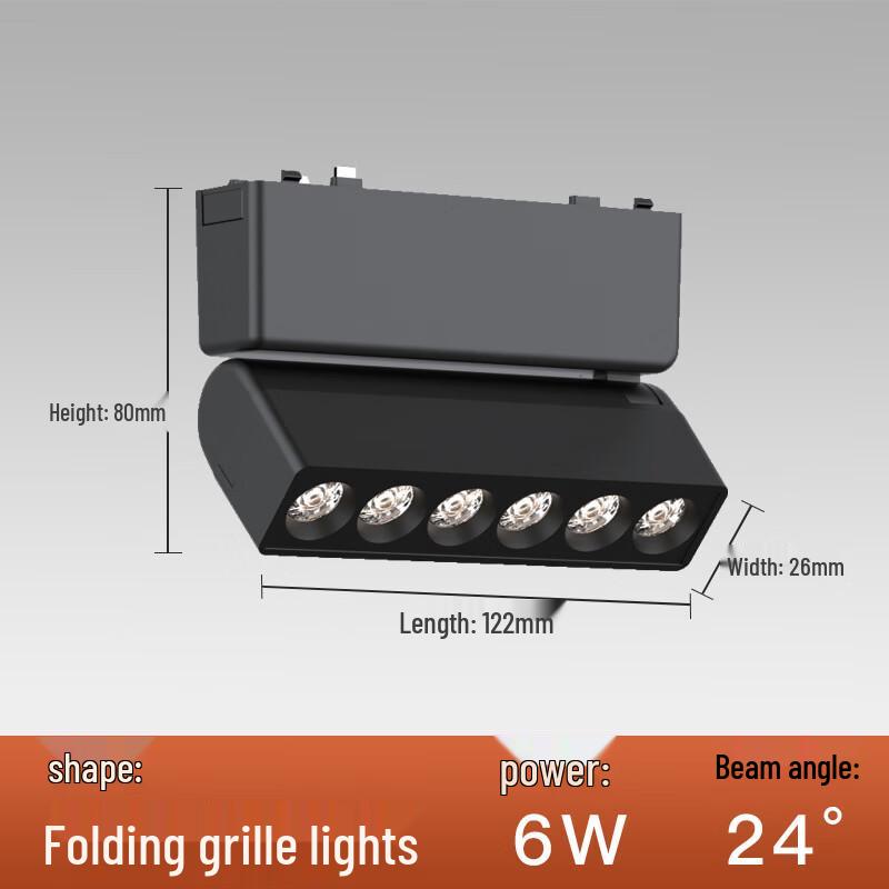 

Pailide LED Foldable Recessed Grille Light