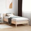 VidaXL Bed Frames with Headboard, Single Bed with Slatted Base, Adult Bed, Bedroom Furniture, Modern, 75x190 Cm 842782
