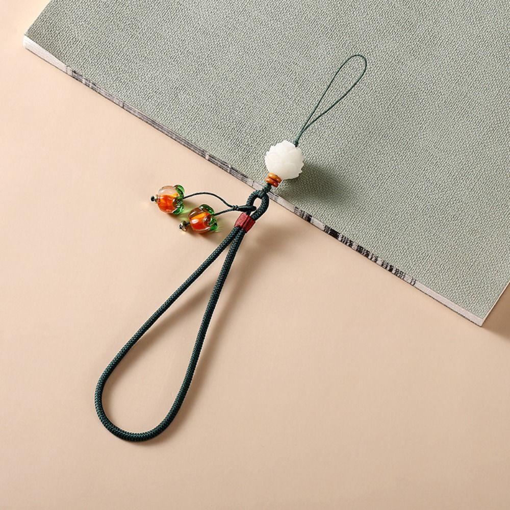 Lotus Flower Mobile Phone Strap Anti-Lost Cell Phone Lanyard Mobile Phone Lanyard  Couple Gift