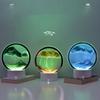 Sandmalerei Tischlampe 7 Farben 3D Sanduhr Tischlampe Treibsand Malerei Kunst Nachttischlampe