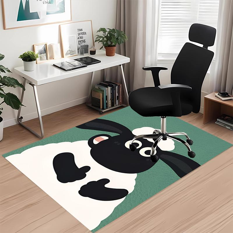Shaun the Sheep Printed Carpetrugfor Office Chair Living Room Bedroom Kitchen Room Decor Gifts