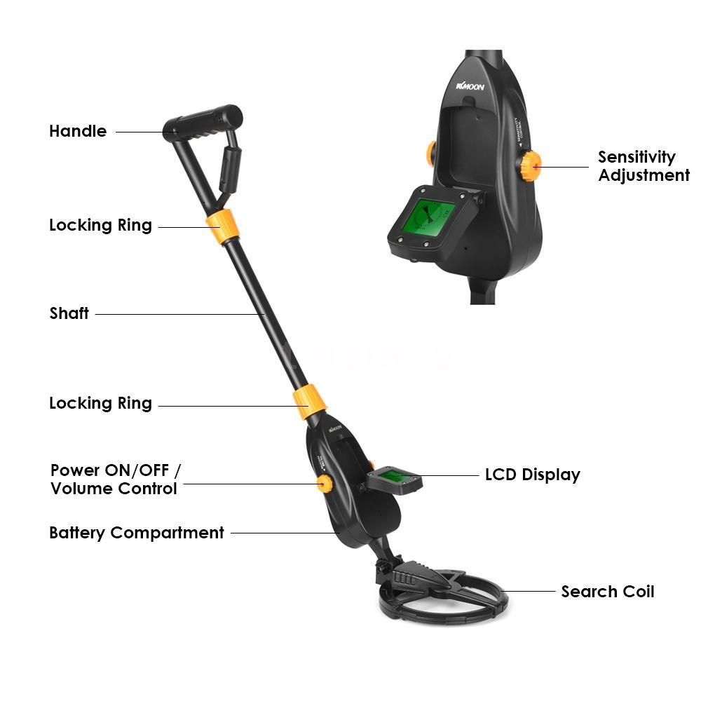 Underground Metal Detector Children Handheld Metal Detector Gold Digger Treasure Hunter Tracker