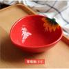 Ceramic Creative Fruit Bowl, Cute Household Tableware, Hand Painted Watermelon Bowl, Strawberry Orange Bowl, Ceramic Bowl Spoon