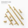 Dooroom Brass Furniture Handles Cone Simple European Chinese Cabinet Door Drawer Cupboard Wardrobe Dresser Shoe Box Pulls Knobs