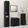 VidaXL Armoire d'évier Gris béton 100x38,5x48 cm Aggloméré