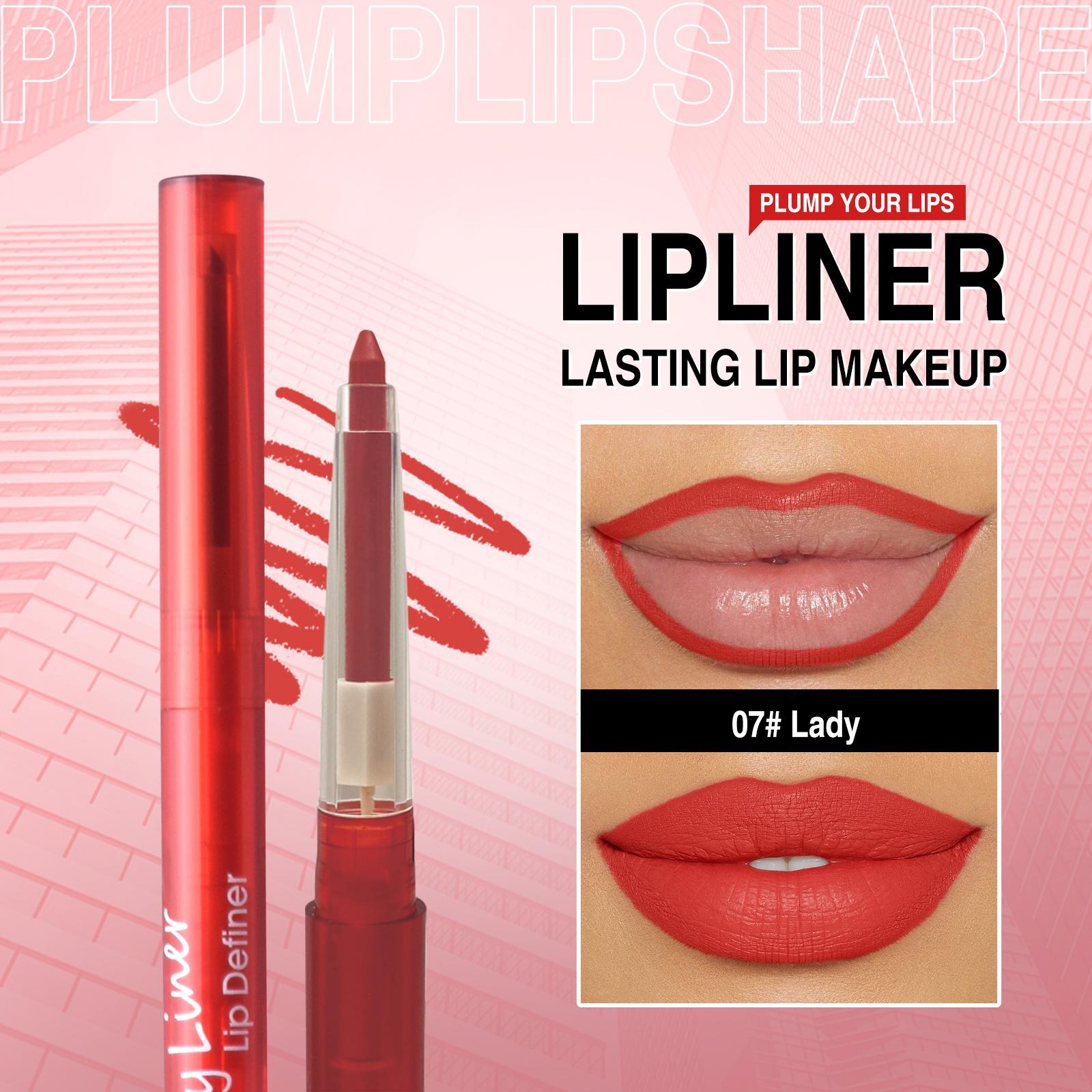 

12 цветов подводки для губ бархатный мусс мульти-карандаш высокопигментированный макияж губ