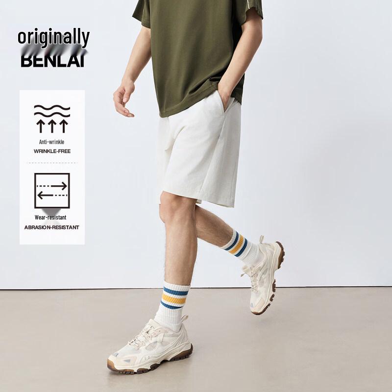 BENLAI Men s Breathable Knitted Sports Casual Shorts M