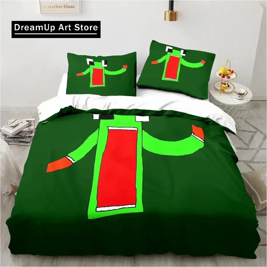 Set de lenjerie de pat amuzant pentru joacă 3D U-Dezgustător pentru Băieți Fete Mărime Twin Queen King Huse de plapumă Huse de pernă Pat băieți Dormitor Adult