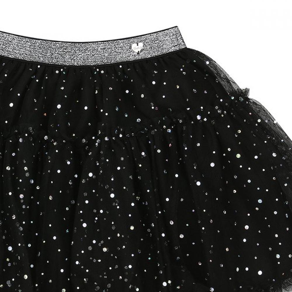 French Cat Black Skirt Q64dss012b1