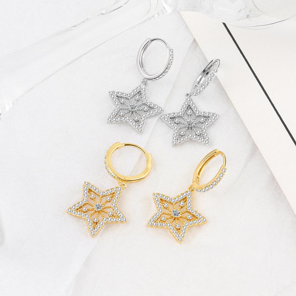 Lindon Copper Alloy Zirkon Náušnice Visací náušnice pro ženy Dárky na svatbu