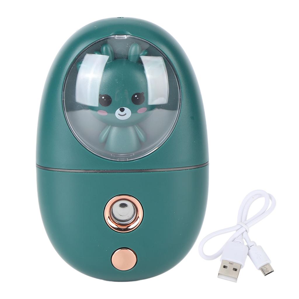 Cute Animal Facial Mist Sprayer USB Rechargeable Mini Eye Face Humidifier for Travelling 35ml