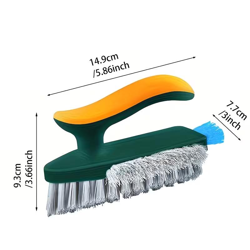 2 in 1 Window Cleaning Brush Multifunctional Crevice Brush Floor Brush Bathroom Corner Crevice Toilet Cleaning Brush