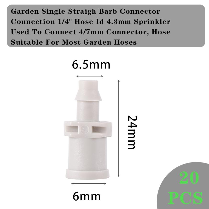 6mm Garden Nozzle Fittings Hose Connection Internal Threaded Joint Anti-drip Connector Garden Irrigation System