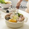 Rotatable Household Hot Pot with Lid Platter Washing Vegetables Drain Basin Multifunctional Lid Storage Rotatable Fruit Tray