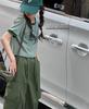 2026 Sommer Koreanischer Stil Sportliche Cargohose & T-Shirt Zweiteiliges Set für Mädchen