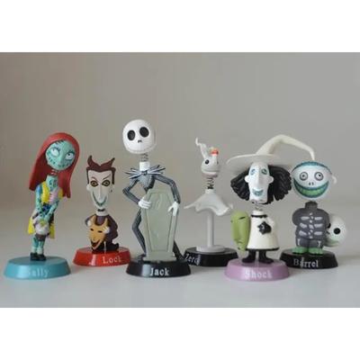 Noční můra před Vánocemi Jack Jack Skellington / Freddy Krueger Kyvadlová hlava Panenka PVC Akční figurka Sběratelská hračka