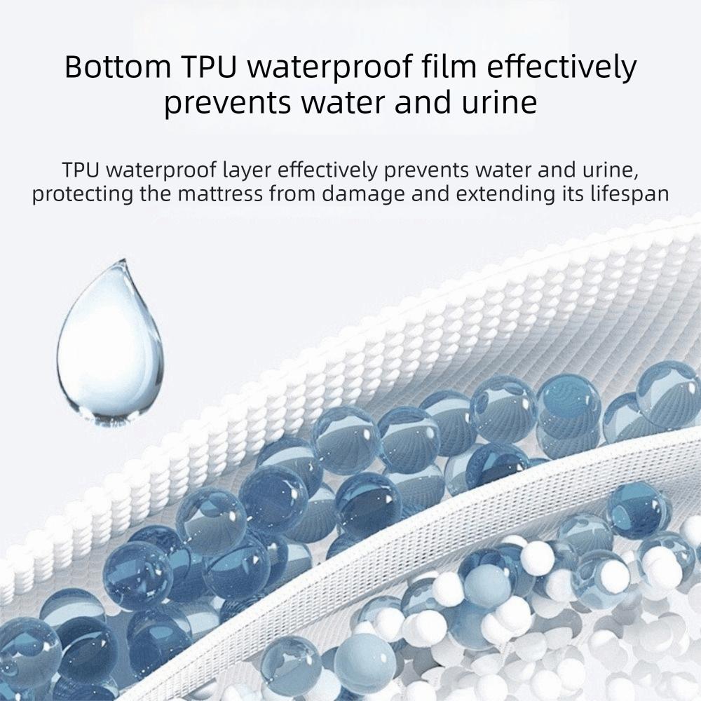Skin-friendly Solid Color Mattress Cover Non-slip Full Protective Cover Bed Cover Summer Use