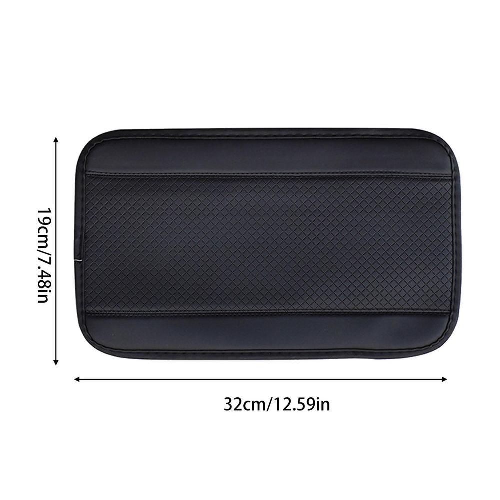 Car Armrest Cushion Armrest Box Protector Vehicle Interior Accessories PU Leather Middle Console Protector Pad For Car