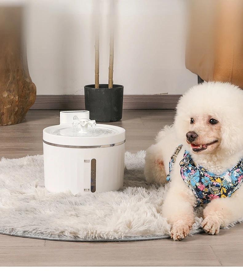 Intelligent Cat Water Fountain 2L Capacity Automatic Water Feeder Infrared Sensor Cat Water Fountain