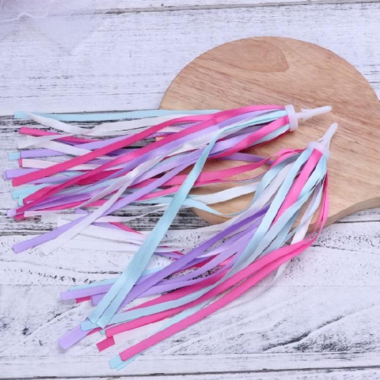 Bike Streamers For Girls Boy Bike Grips Tassels Ribbon Easy Attach To Handlebar