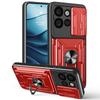 For Motorola Edge 50 Neo 5G/Moto S50 5G Case PC+TPU Kickstand Phone Back Cover with Camera Slider