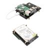 Raspberry Pi SATA HDD/SSD Expansion Board Kit with Type-C 5V/4A Power Adapter