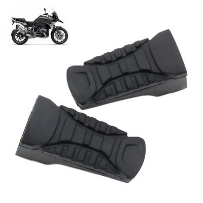 2X Motorcycle Rear Footpegs Plate Footrest Rubber Pad Cover Universal For BMW R1200GS LC/ADV Adventure R1250 GS LC/ADV 2013-2018