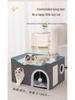 Double-Layer All-Season Enclosed Cat Bed - Warm Winter Sleeping House