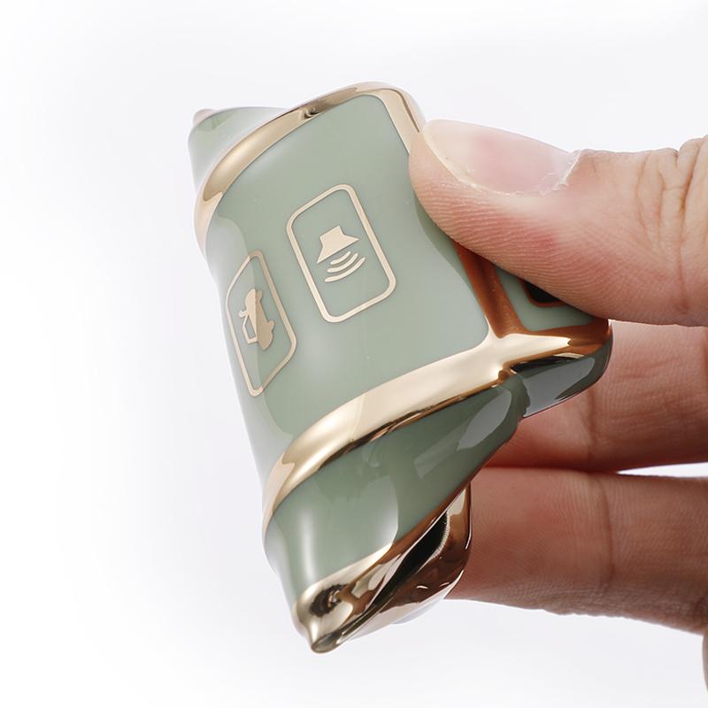 TPU obudowa kluczyka do samochodu z pilotem obudowa Fob 4 przycisk dla Toyota Avalon Camry Corolla RAV4 Highlander Auris CHR Land Cruiser akcesoria