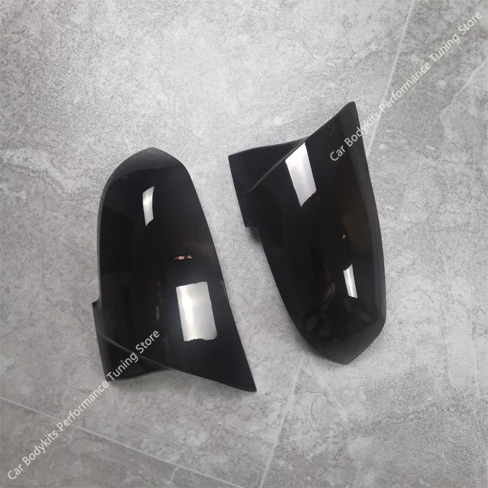 For BMW F20 F21 2pcs M Style Gloss Black Car Rear View Mirror Cover Caps Trim Shell Frame 118i 120i 120d 125i 125d M135i M140i