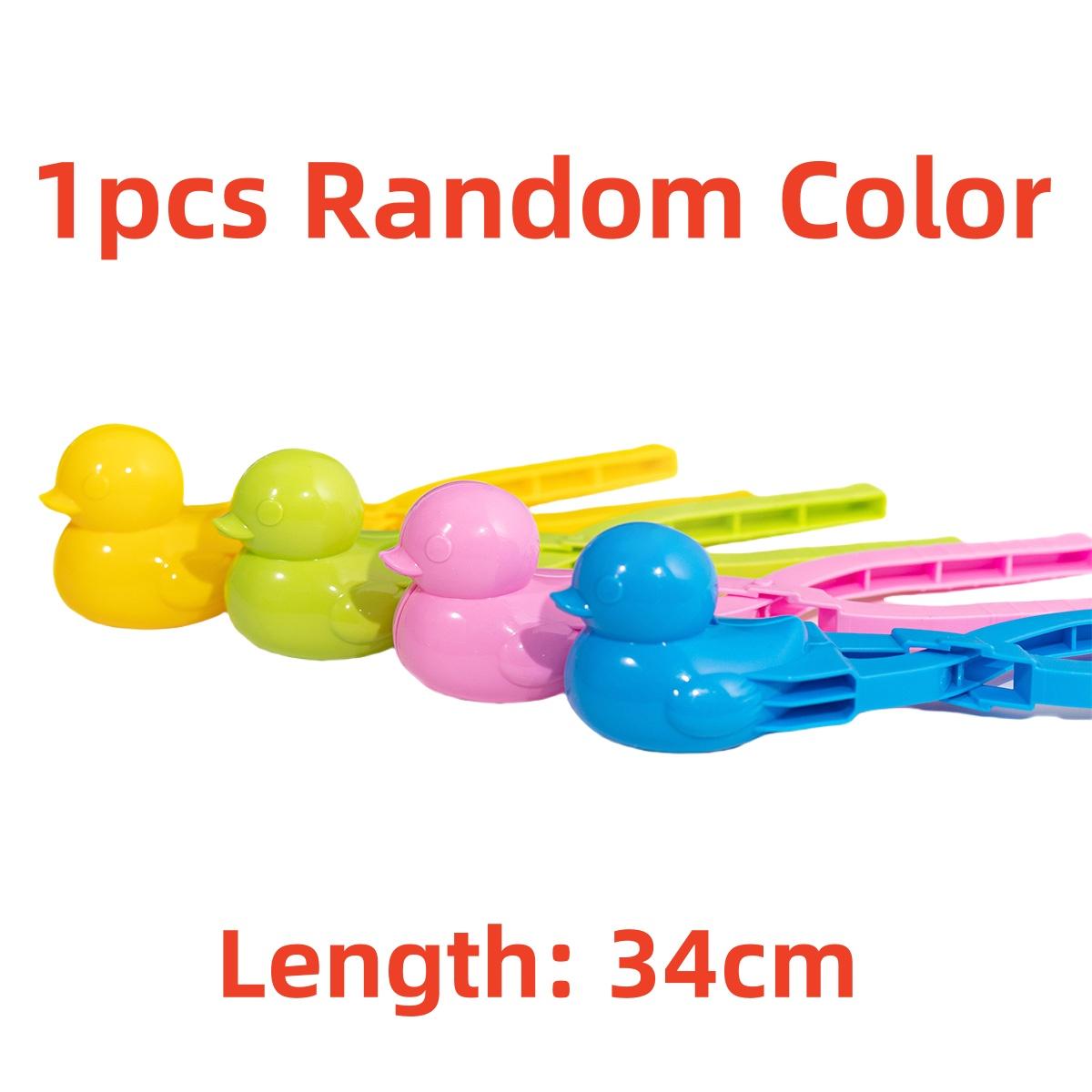 

Funny Snowball Maker Clip For Kids Snowflake Duck Shape Clip Tongs For Outdoor Sand Snow Ball Mold Toys Fight Sports Toys