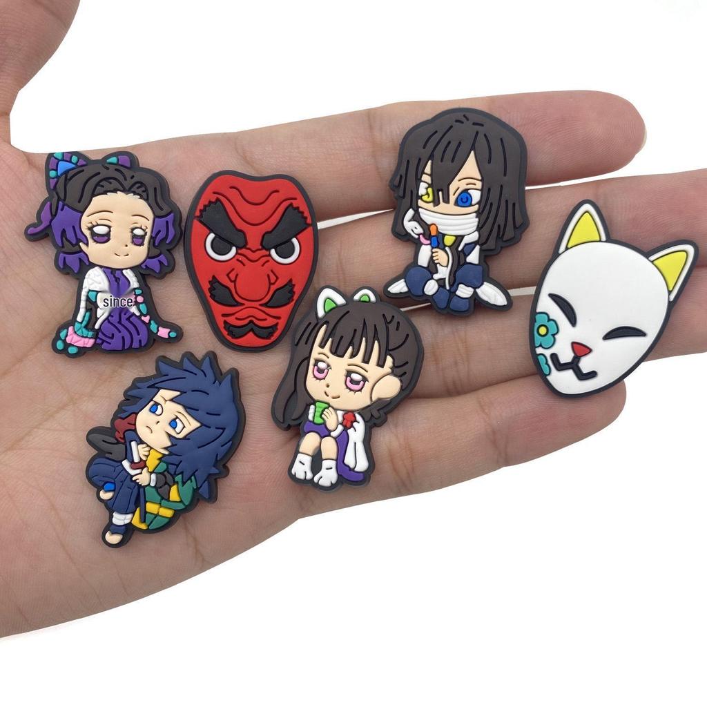 Demon Slayer Clog Shoe Charms & Cartoon Ornaments