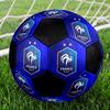 Pallone Calcio a 5 FFF Francia Colorato Cucito a Macchina PVC Misura 5 Pronto per Allenamento di Squadra Competizione Resistente Alta Rimbalzabilità Fantastico Regalo Sportivo