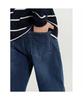 Binpolmen Comfort Fit Jersey Denim Pants Navy
