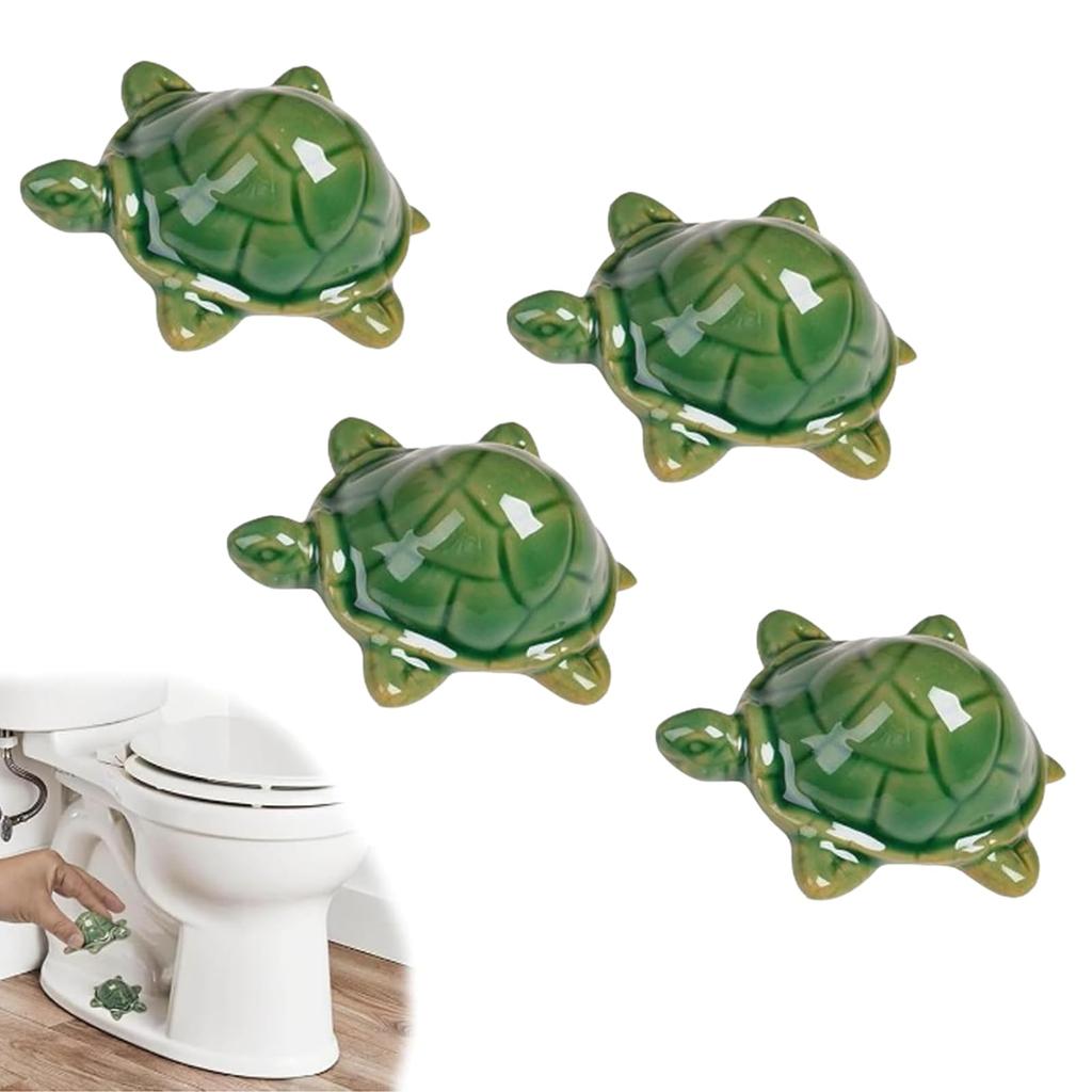 Ceramic Turtle Knob Covers Toilet, Toilet Bolt Covers Decorative, Turtle Toilets Bolt Cover,  for Bathroom Decor, Housewarming Gifts & Decor Lovers