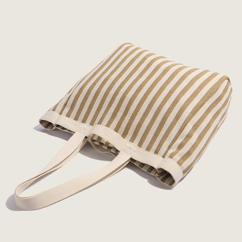 Niche Design Student Canvas Bag Tote Bag Shoulder Bag Handbag Large Capacity Casual Versatile Shopping Bag Women's Bag