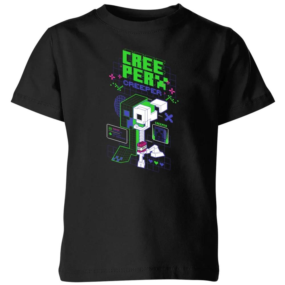 Minecraft X-Ray Kids T-Shirt - Black - 3-4 Years 140