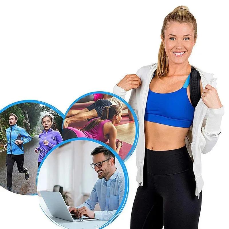 Back Posture Correction Belt Unisex Breathable Hunchback Prevention Comfortable Body Shaping Support