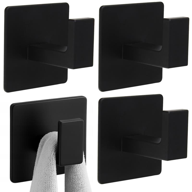 Set von 4 Badezimmer-Handtuchhaken zur Wandmontage für das Badezimmer