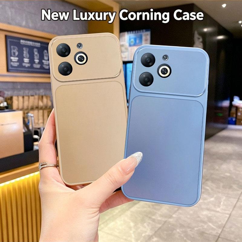 For Tecno Spark Go 2024 Case Tecno Spark Go 2024 Cover Capa Phone Back Bumper Shockproof TPU Liquid Silicone Soft Fundas