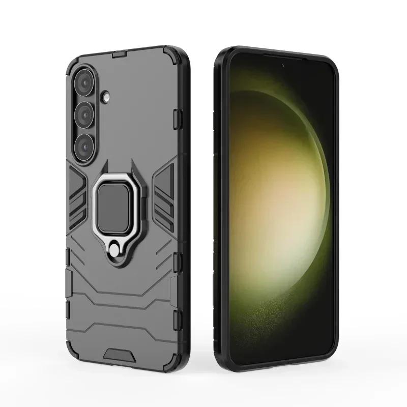 For Samsung Galaxy S25 S24 Plus 23 Ultra Case Magnetic Holder Ring Armor Shockproof Cases for Samsung M55 M54 M53 M52 Back Cover