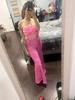 European & American Sequin Wide-Leg Pants: Chic Spring/Summer Mid-Waist Slimming Casual Trousers