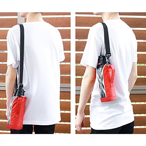 NEW FORTY Stainless Steel Water Bottle, 730ml, Direct Drinking, One-Touch Insulated, with Cover (Red)