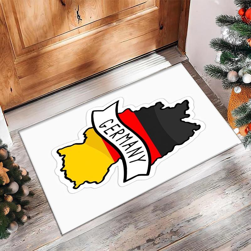 Germany national football team Printed Flannel Area Rug Non Slip Soft Polyester Floor Carpet Indoor Decor Mat for Bedroom Living Room Sofa