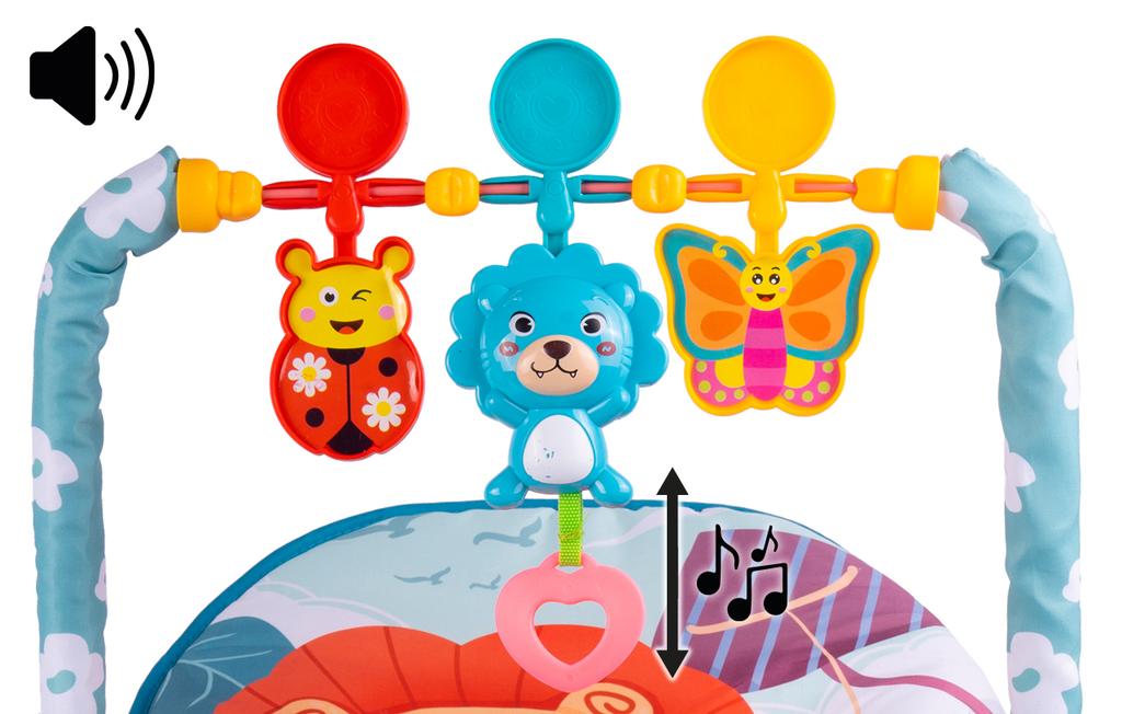 Blue Lion Baby Vibration Rocking Chair and Bouncer