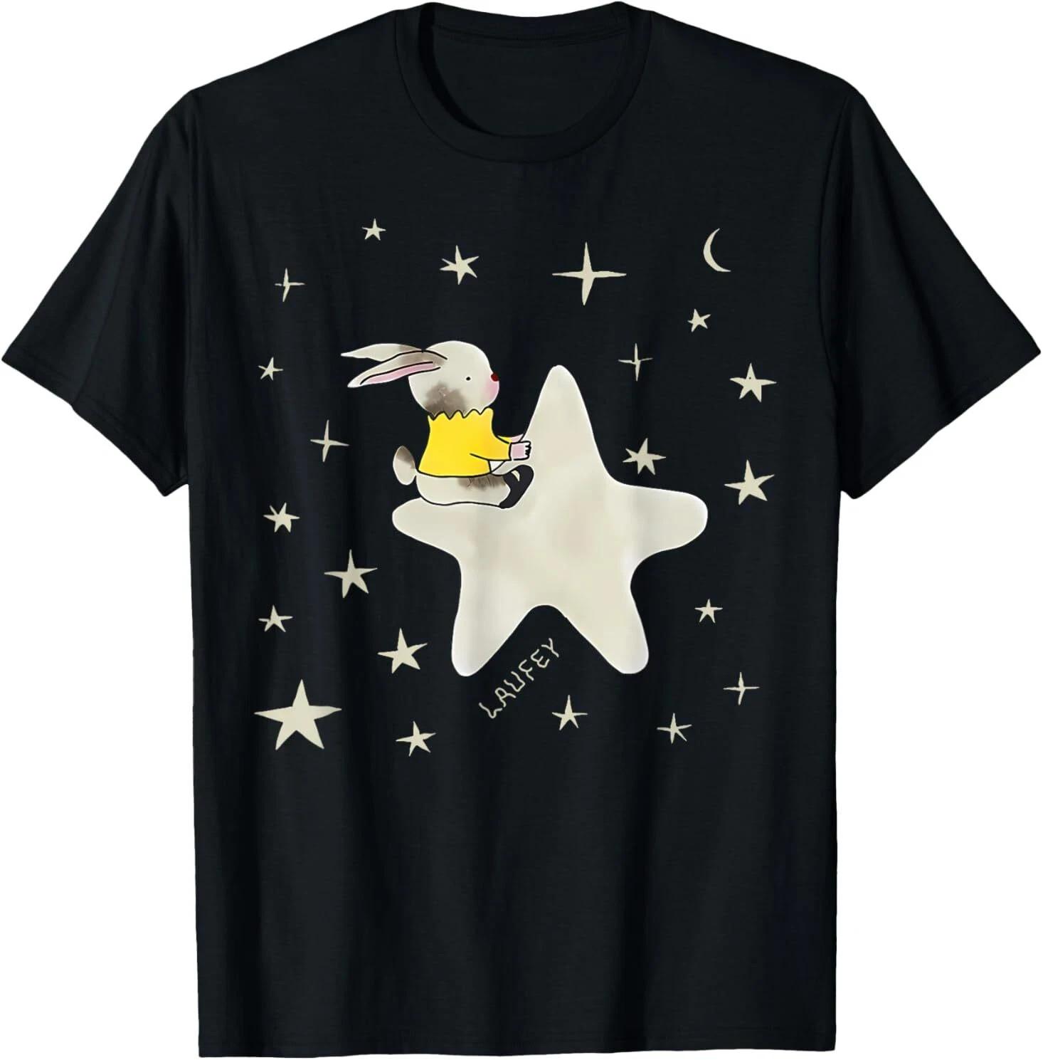 Celestial Laufey Bunny Black T-Shirt All size S-5XL HRL902 S