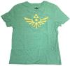 Nintendo Zelda Triforce Logo Grön Melange Herr Grafisk T-shirt Ny Unisex T-shirt