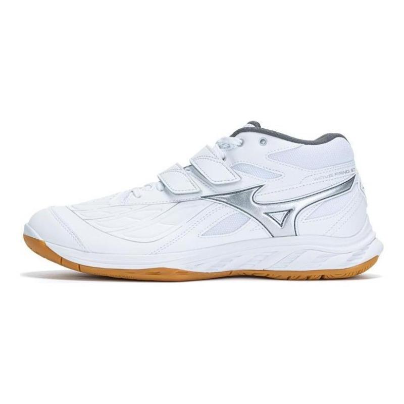 Mizuno Wave Fang Unisex Mid-Top Badminton Shoes Aurora Silver 71GA256301 36