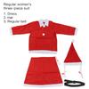 Santa Suit Christmas Santa Clauses Costume for Men Women Adults 3/4/5/6/7 Santa Costume Outfits Funny Santa Bear Hat