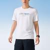 Anta Training Series Letter Print Round Neck Moisture Wicking Short Sleeve T-Shirt Men Tops Pure-White 152427102-1